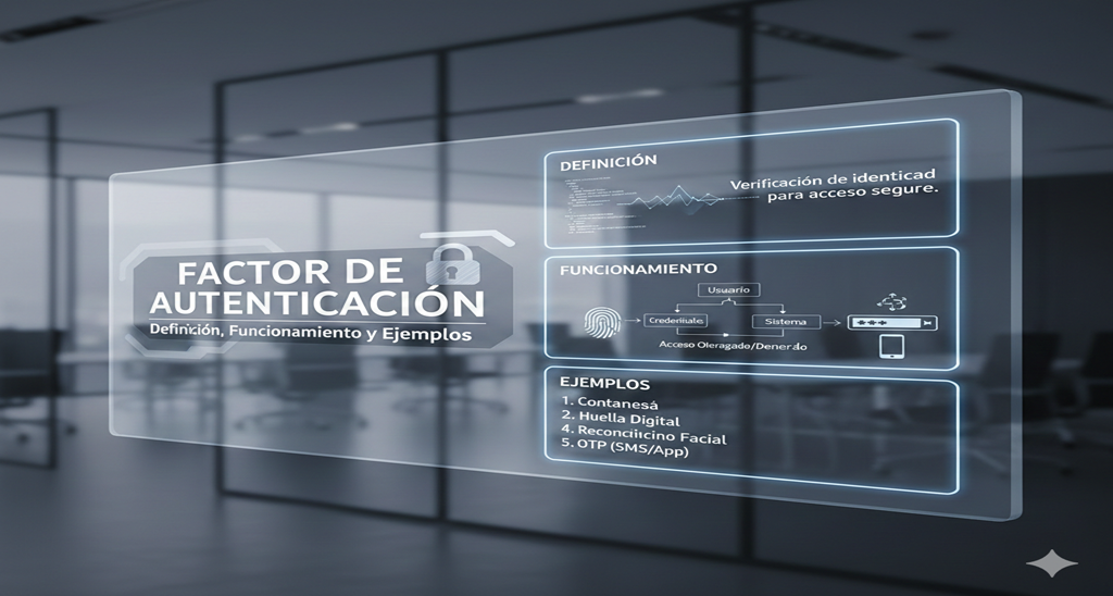 Factor de autenticación: definición, funcionamiento y ejemplos