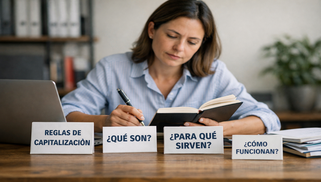 Reglas de Capitalización: qué son, para qué sirven y cómo funcionan