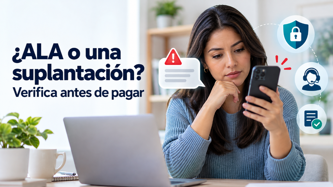 ¿Qué hacer ante la presunta suplantación de ALA o dudas sobre el proceso de cobranza?